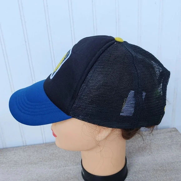 SESAME STREET Big B. Bird Hat Foam Adjustable Blue Black Mesh Audult OS - Picture 5 of 13